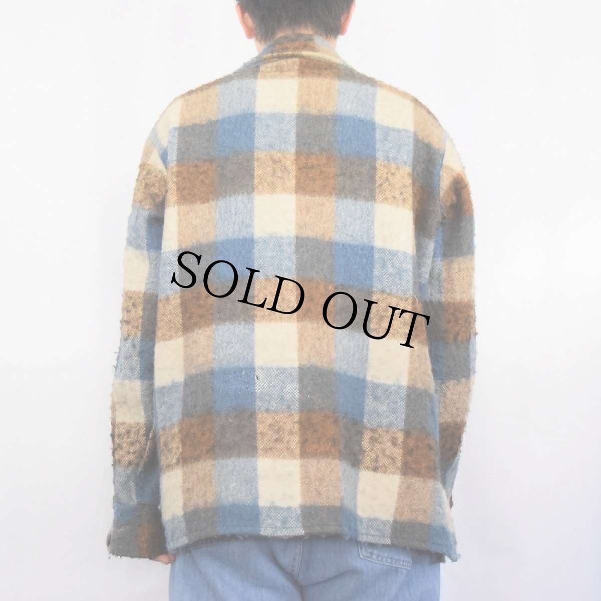 画像3: 70's Regent ブロックチェック柄 ウールジャケット (3)