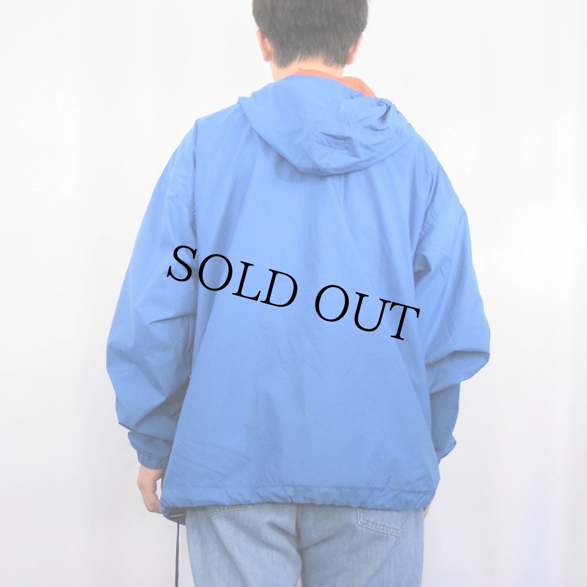 画像3: 【SALE】 90's GAP ナイロンアノラックパーカー L (3)