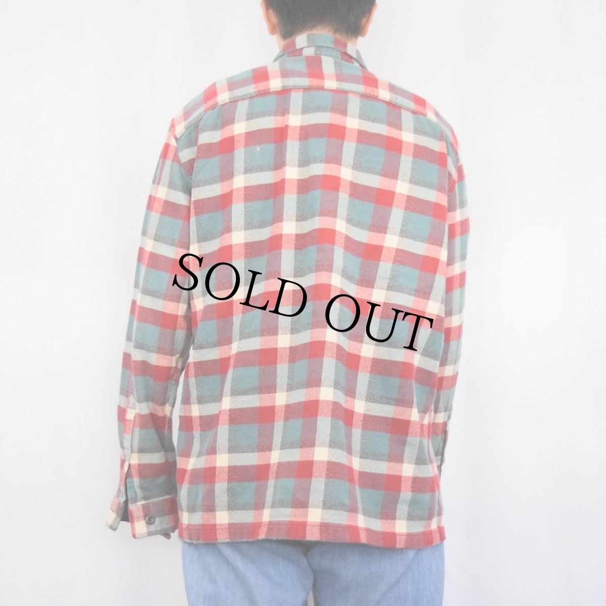 画像3: 2019FA Patagonia ORGANIC COTTON チェック柄 ヘビーネルシャツ L (3)