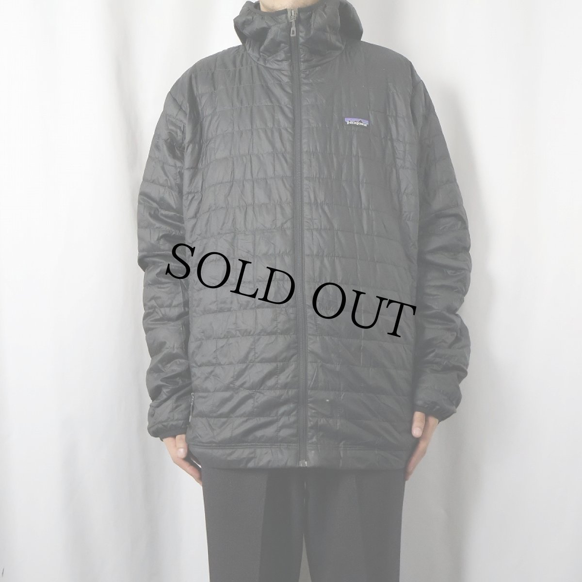 画像2: 2016AW Patagonia ナノパフフーディー BLACK XXL (2)