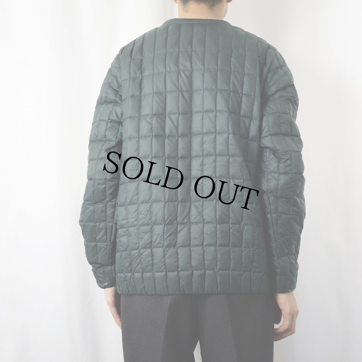 画像3: 2016AW Patagonia Vネック リサイクルダウンプルオーバージャケット GREEN M (3)