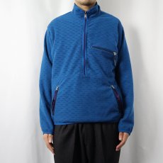 画像2: 90's Patagonia USA製 ハーフジップ フリースプルオーバージャケット L (2)