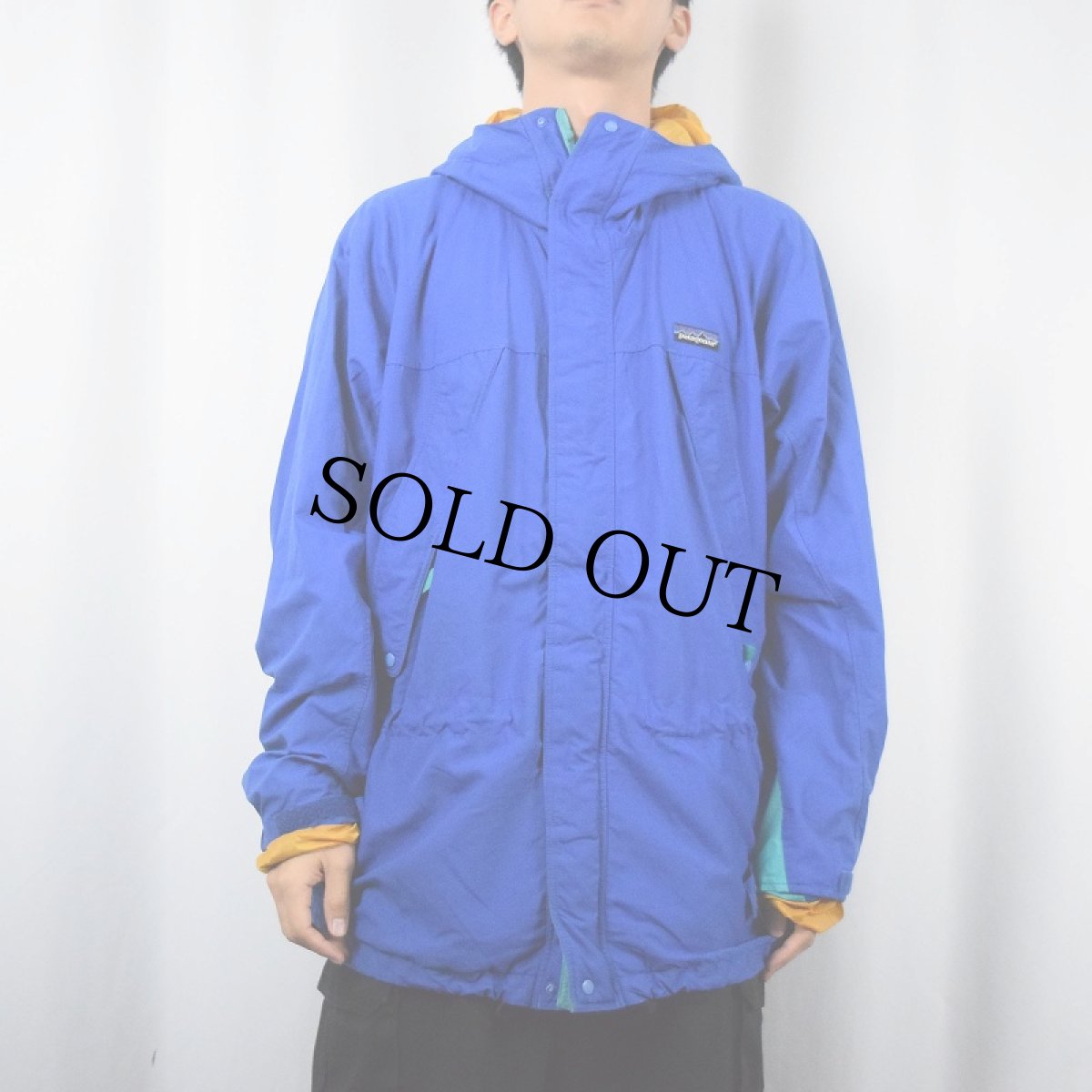 画像2: 90's Patagonia ガイドシェルジャケット M (2)