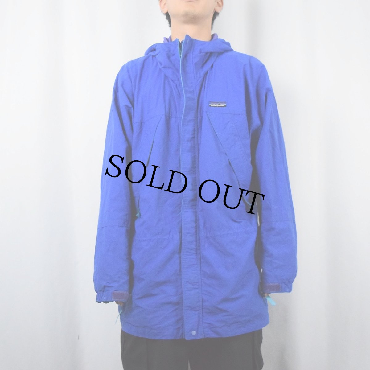 画像2: 90's Patagonia ガイドシェルジャケット L (2)