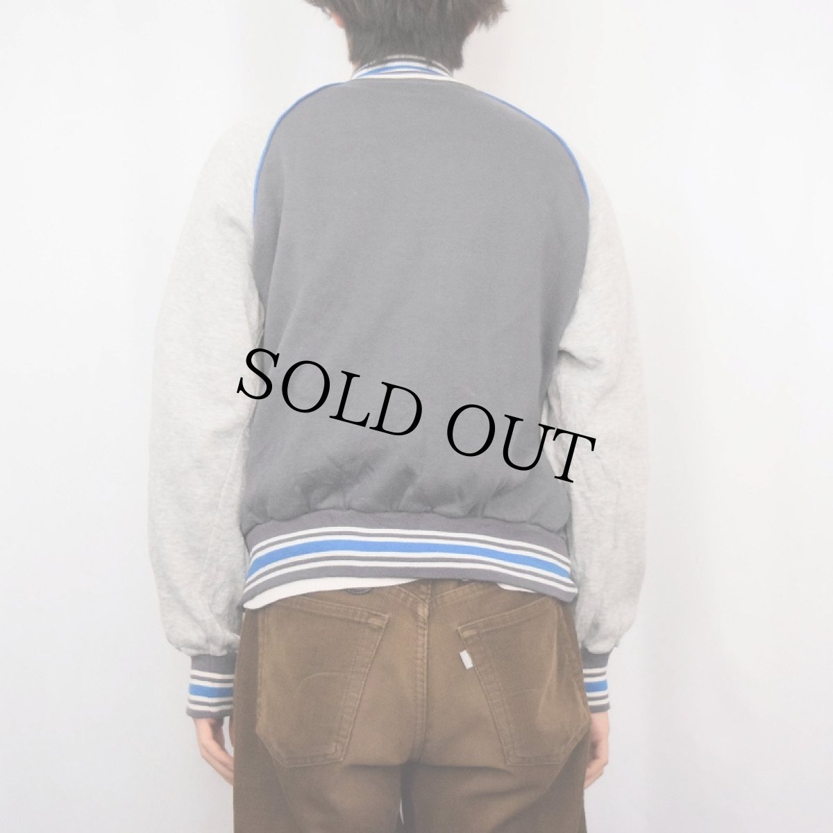 画像3: 80's NIKE 紺タグ ロゴ刺繍 トラックジャケット M (3)