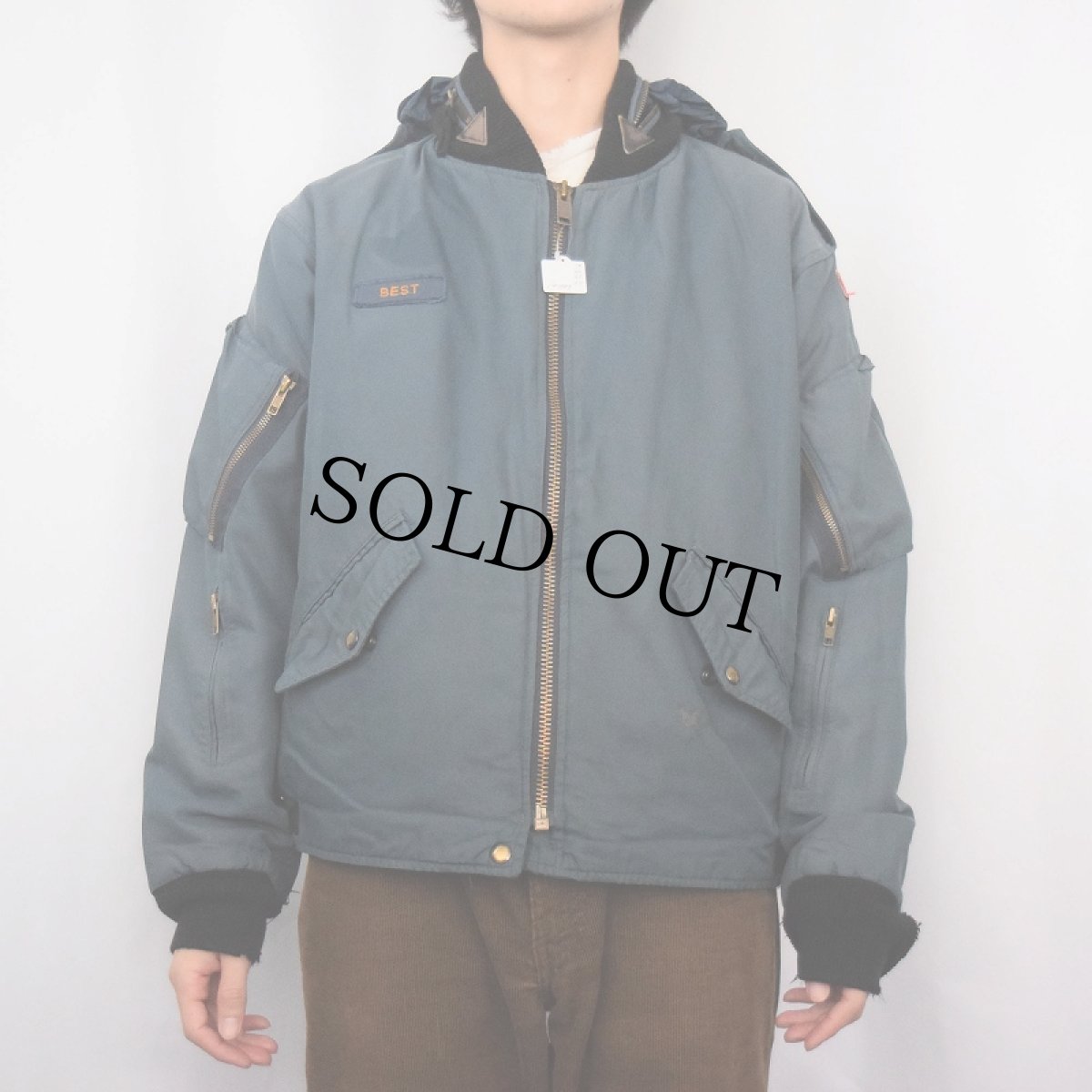 画像3: 90's ROYAL CANADIAN AIR FORCE フライトジャケット (3)