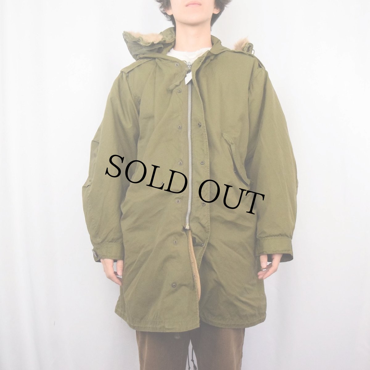 画像2: 50's U.S.ARMY M-51 コヨーテファーフード/ライナー付き モッズコート MEDIUM (2)