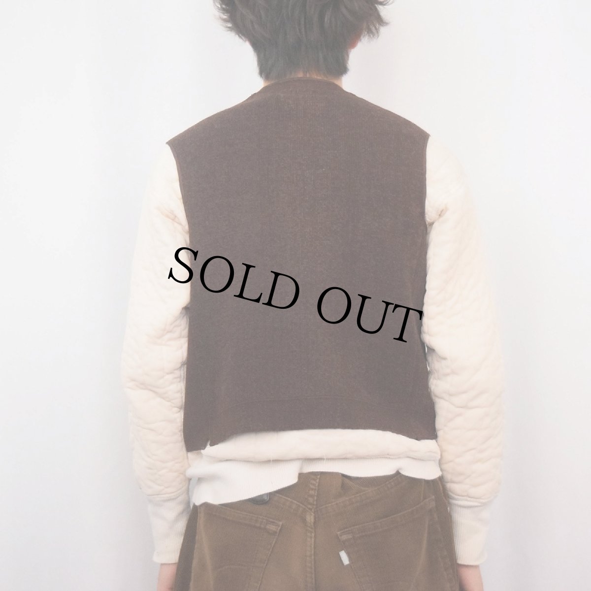 画像3: 30~40's LAINAGE SARANTI ウールニットベスト (3)