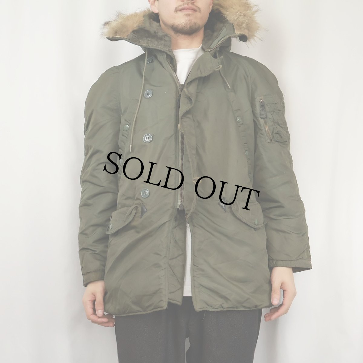 画像2: 60's U.S.AIR FORCE N-3B フライトジャケット SMALL (2)