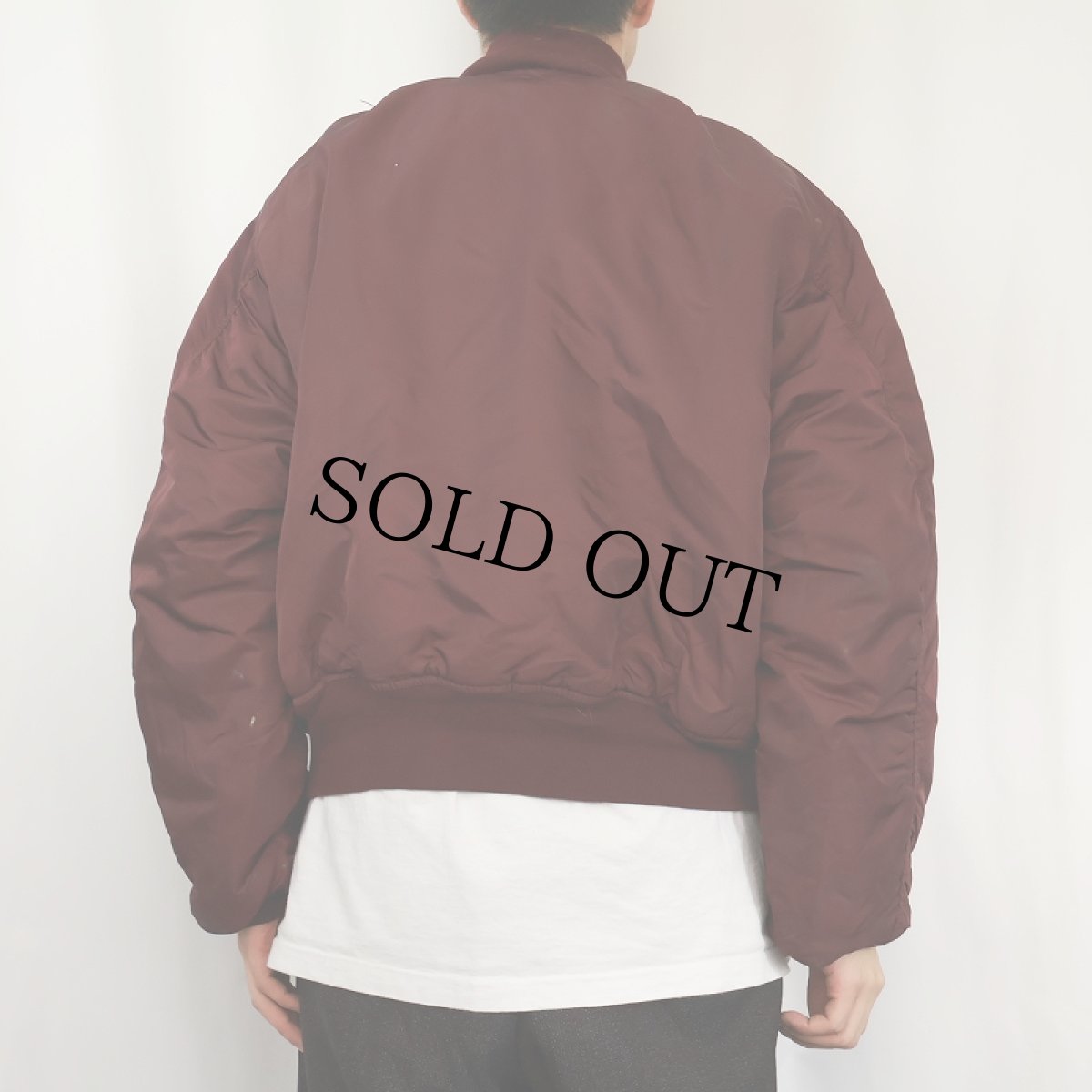 画像4: 民間品 90's Schott Bros. inc. MA-1 フライトジャケット XL (4)