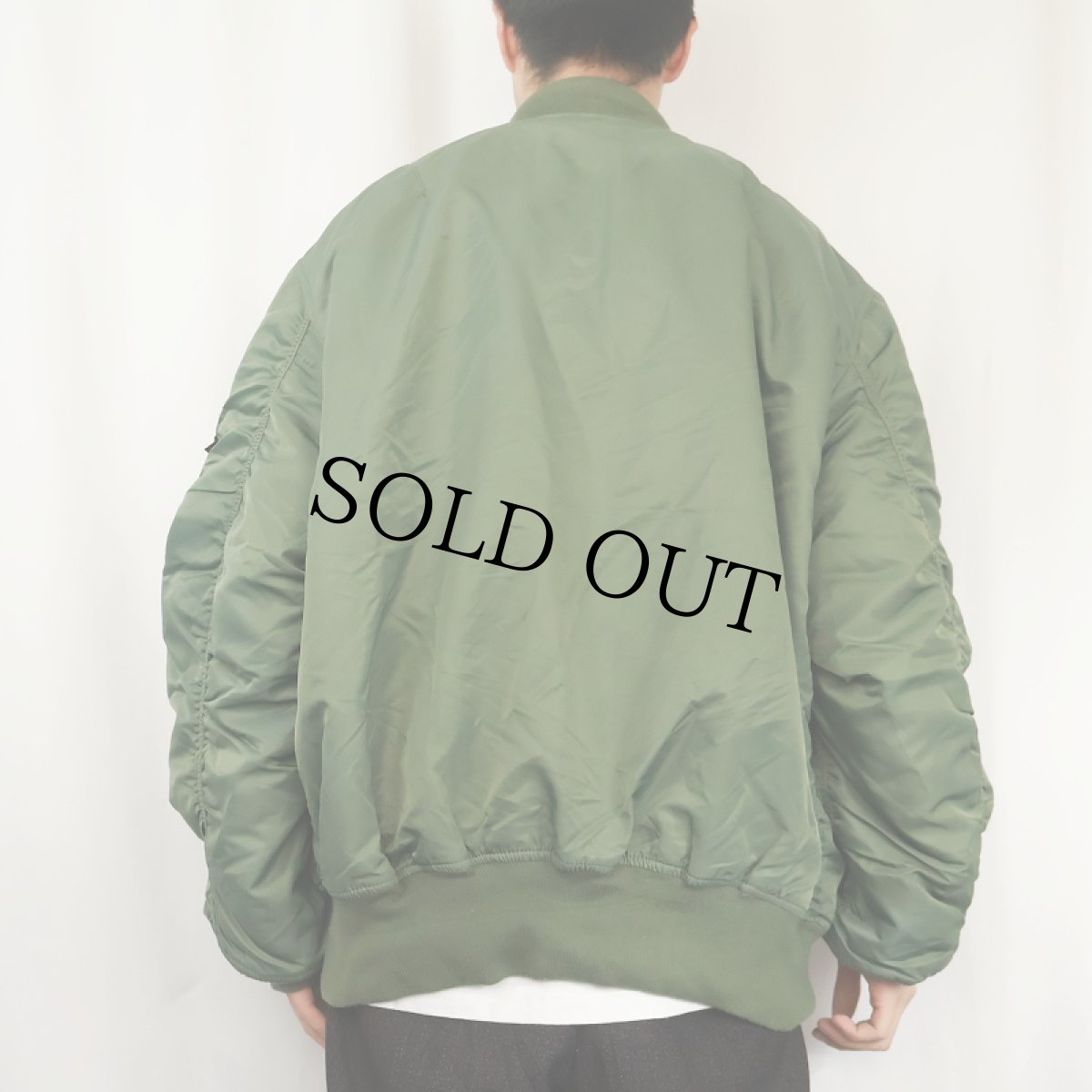 画像4: 民間品 ALPHA INDUSTRIES,INC. MA-1 フライトジャケット 3XL (4)