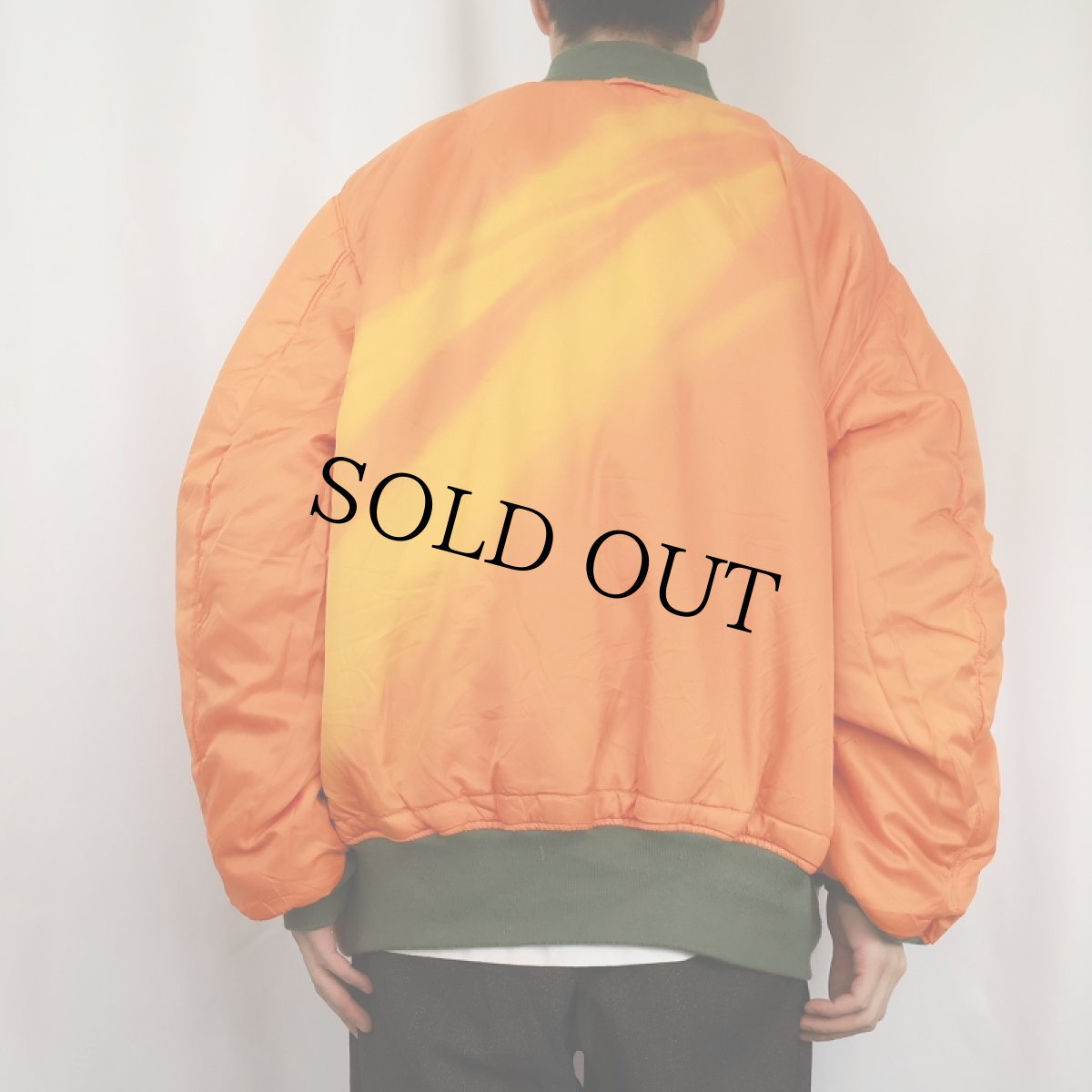 画像6: 民間品 ALPHA INDUSTRIES,INC. MA-1 フライトジャケット 3XL (6)