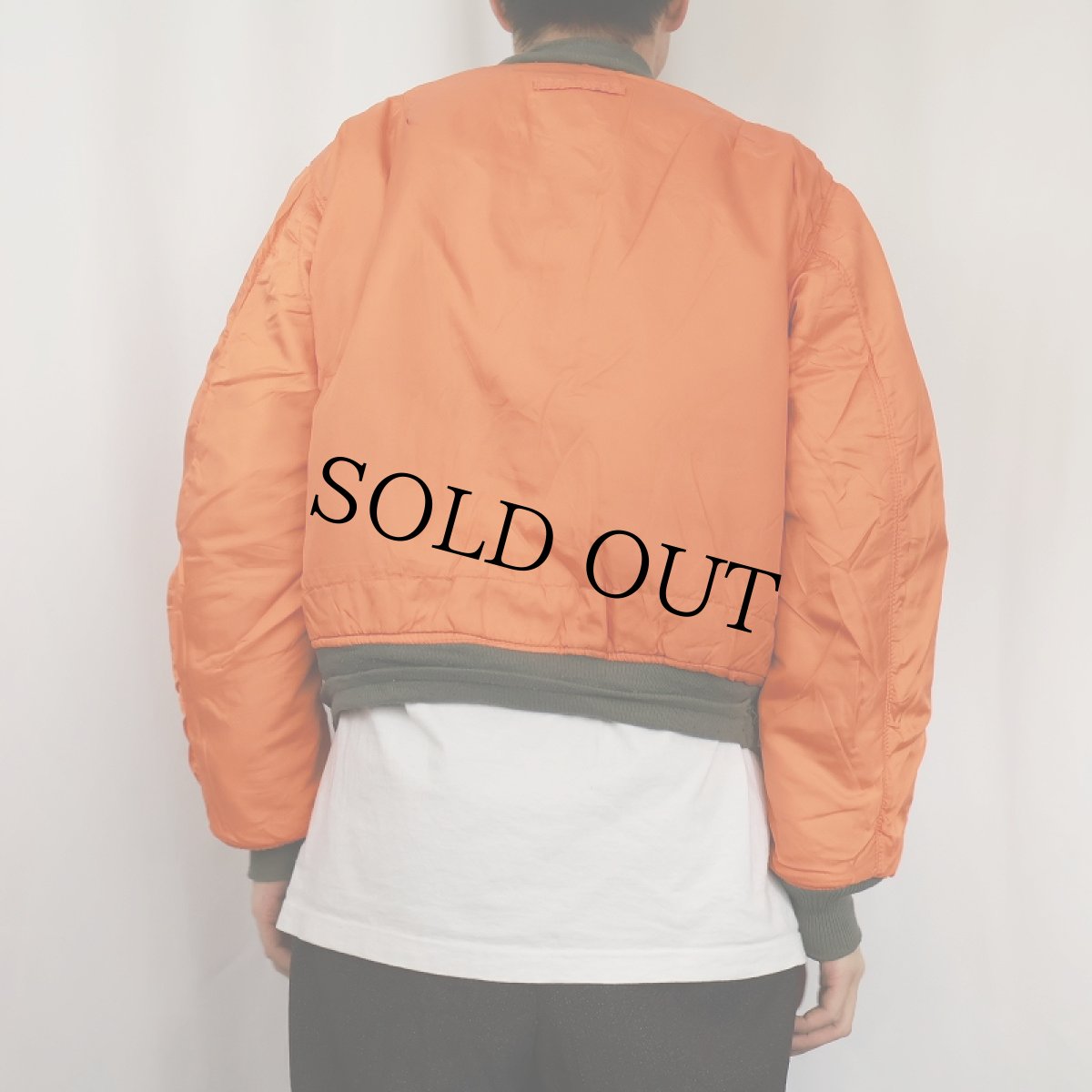 画像6: 民間品 90's  ALPHA INDUSTRIES,INC. USA製 MA-1 フライトジャケット 3XL (6)