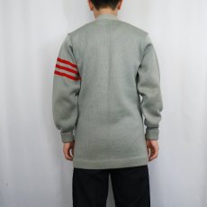 画像3: 50's Allion Award Sweater レタードニットカーディガン (3)