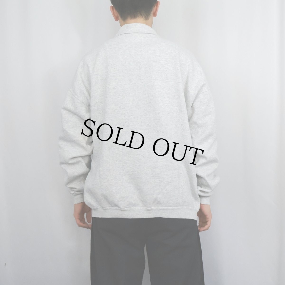 画像3: 90's PLUMA USA製 "HEAVY WEIGHT COTTON" タートルネック無地スウェット XL (3)