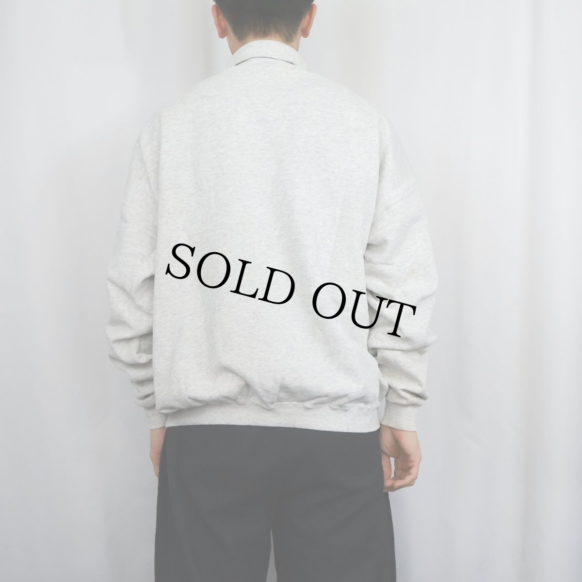 画像3: 90's PLUMA USA製 "HEAVY WEIGHT COTTON" タートルネック無地スウェット XL (3)