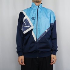 画像2: 80〜90's UMBRO 切り替えデザイン ジップジャケット M (2)