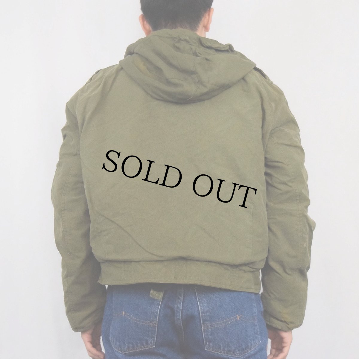 画像3: 80's CANADIAN ARMY CVC タンカースジャケット  9XLONG X LARGE (3)