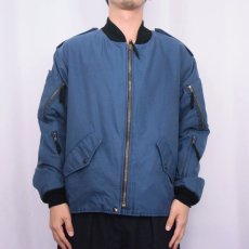 画像3: 90's ROYAL CANADIAN AIR FORCE フライトジャケット (3)