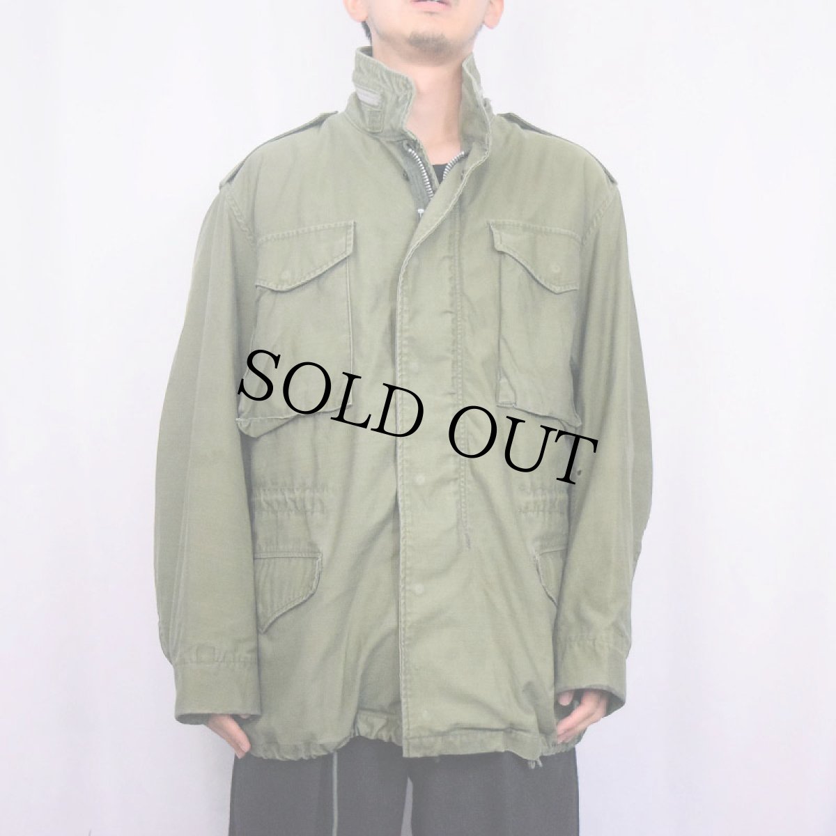 画像2: 60's U.S.ARMY M-65 フィールドジャケット 2nd グレーライナー (2)