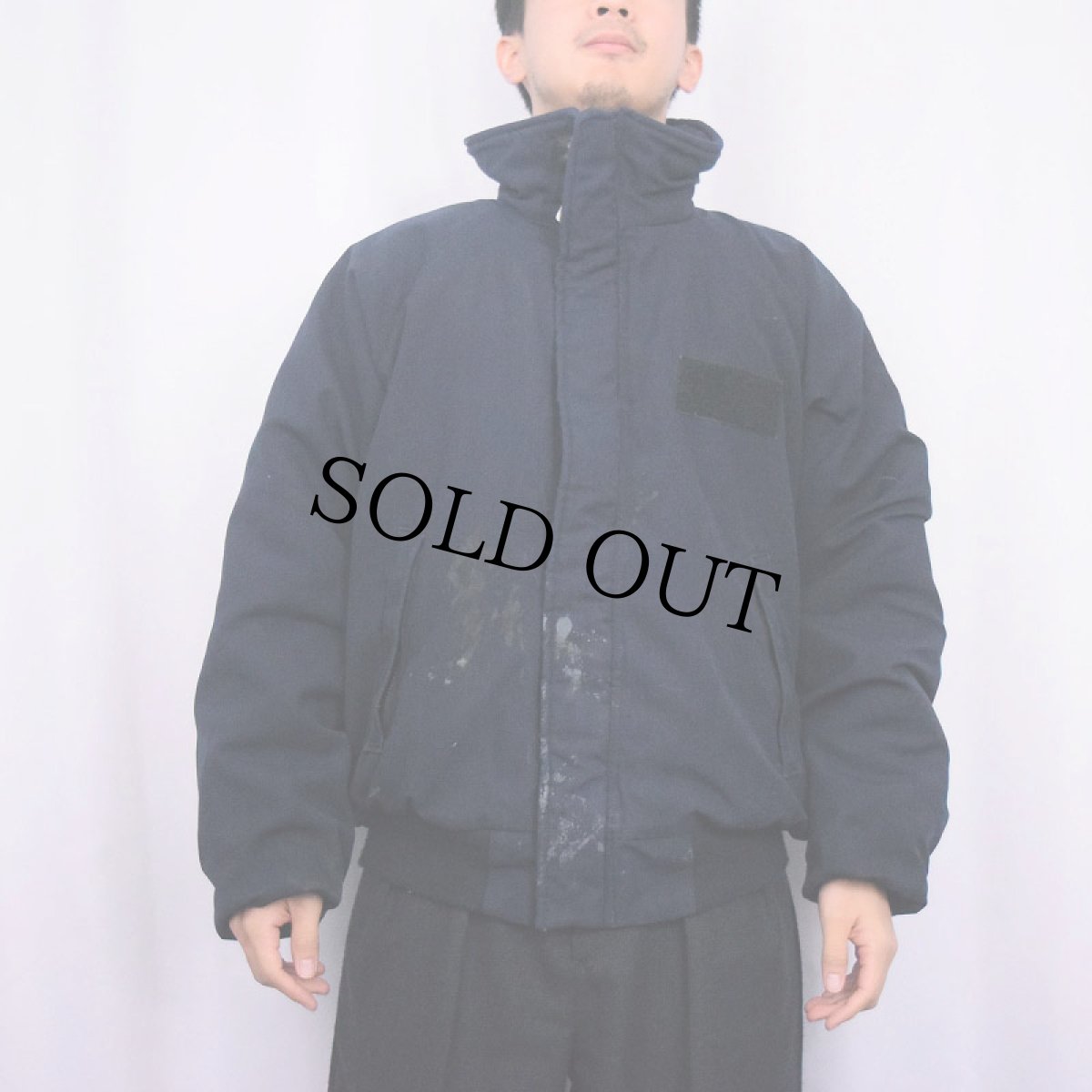 画像3: U.S.NAVY SHIPBOARD COLD WEATHER JACKET ステンシル入り LARGE (3)