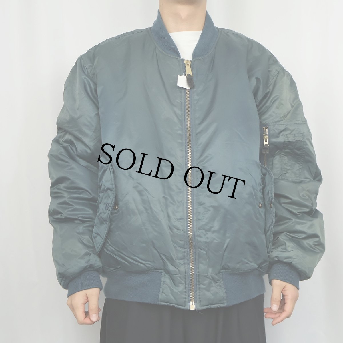 画像3: 民間品 FOX OUTDOOR PRODUCT MA-1 TYPE フライトジャケット 2XL (3)