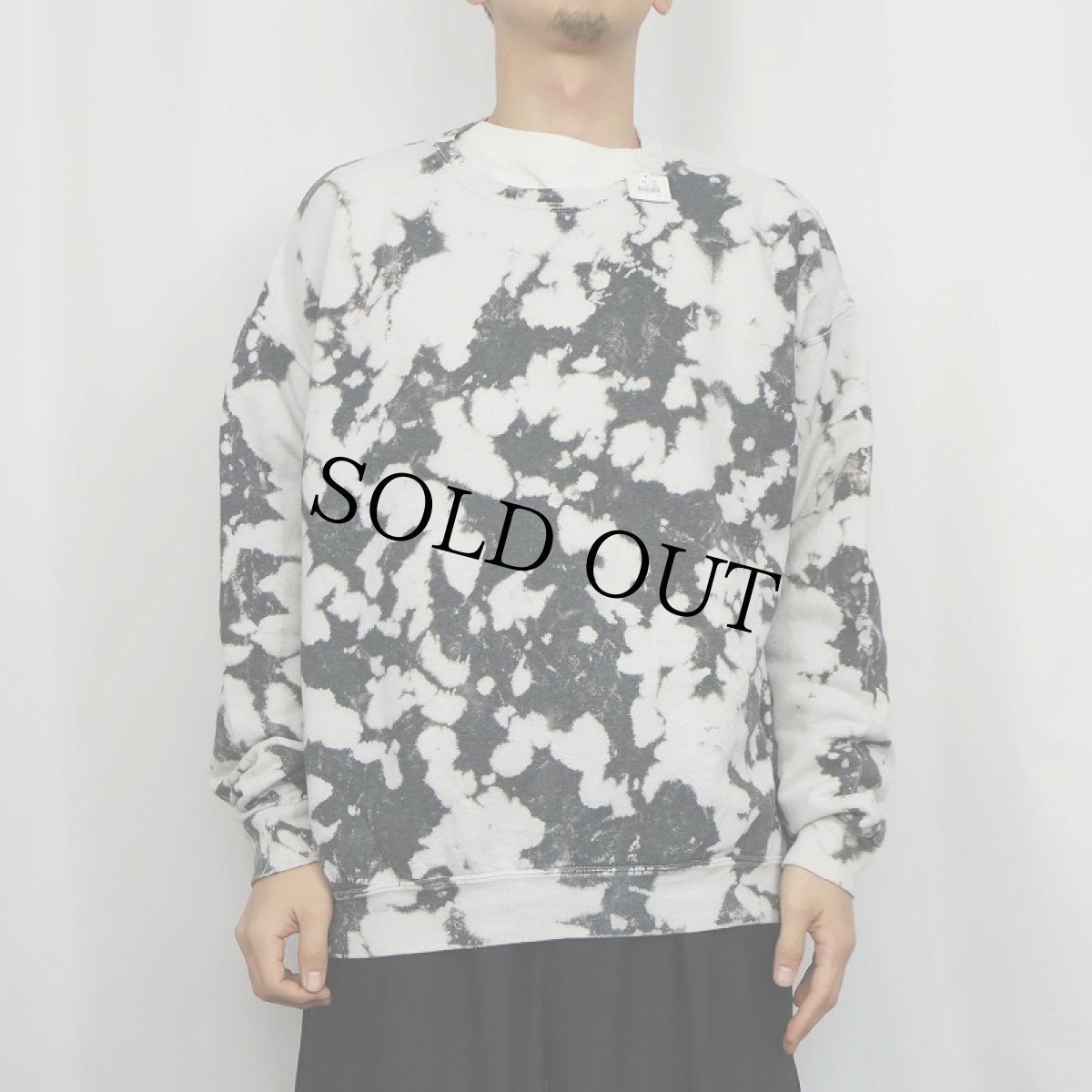 画像2: ブリーチ加工 スウェット (2)