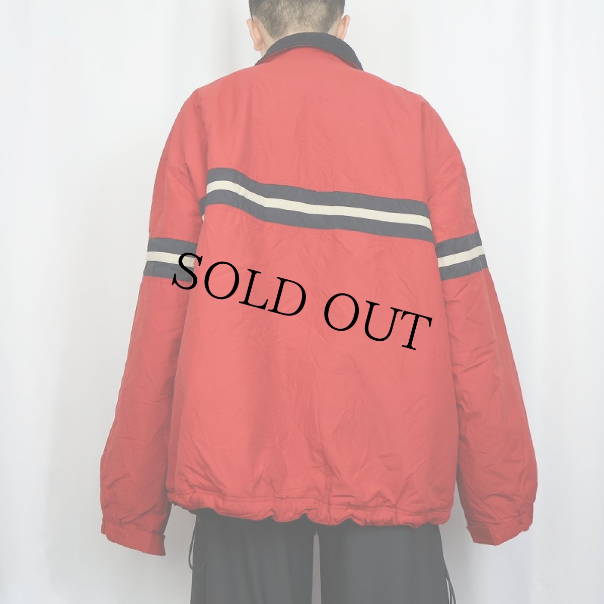 画像3: Abercrombie&Fitch 裏ボア ナイロンジップジャケット XL (3)