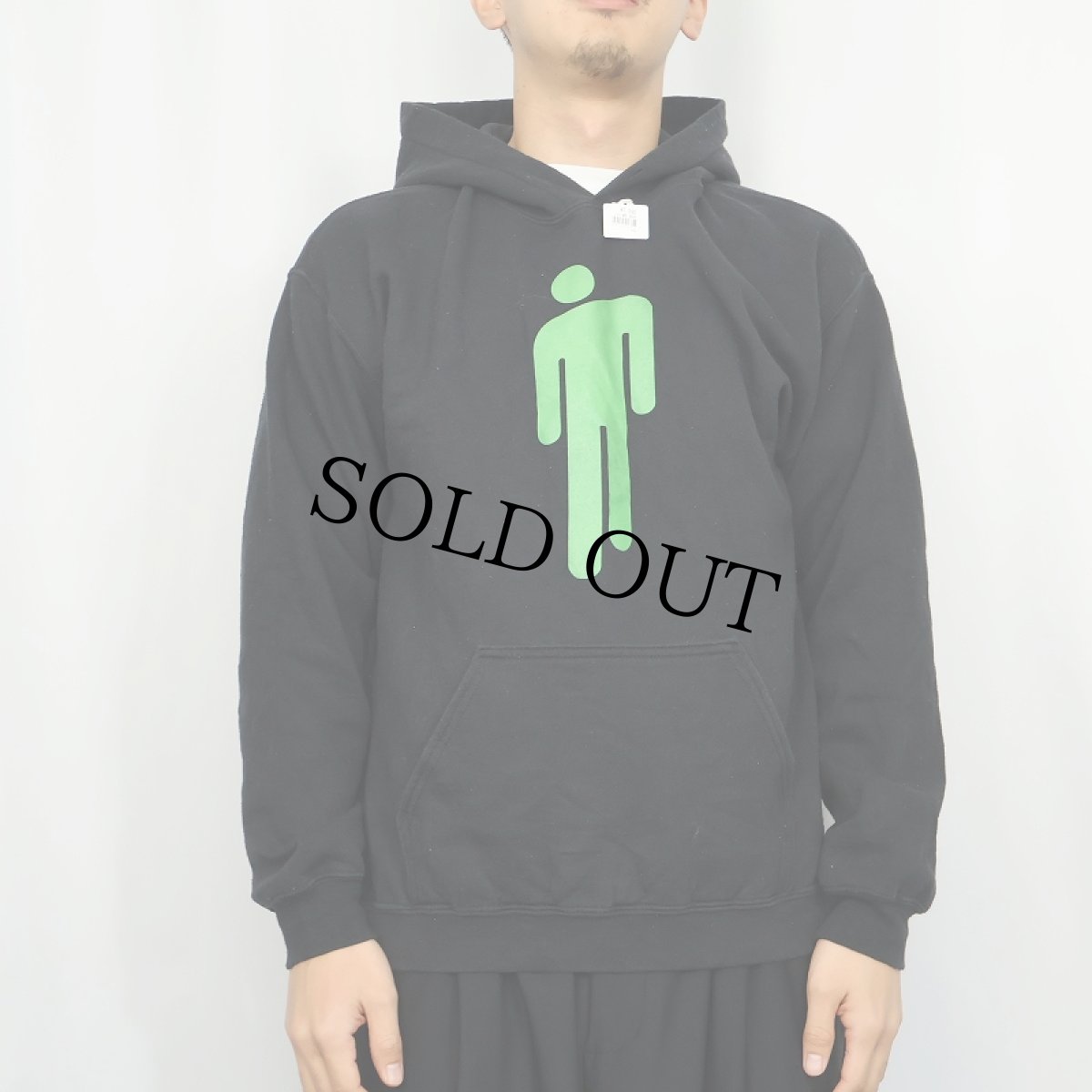 画像3: Billie Eilish "WORLD TOUR" ミュージシャンツアースウェットフーディー BLACK M (3)