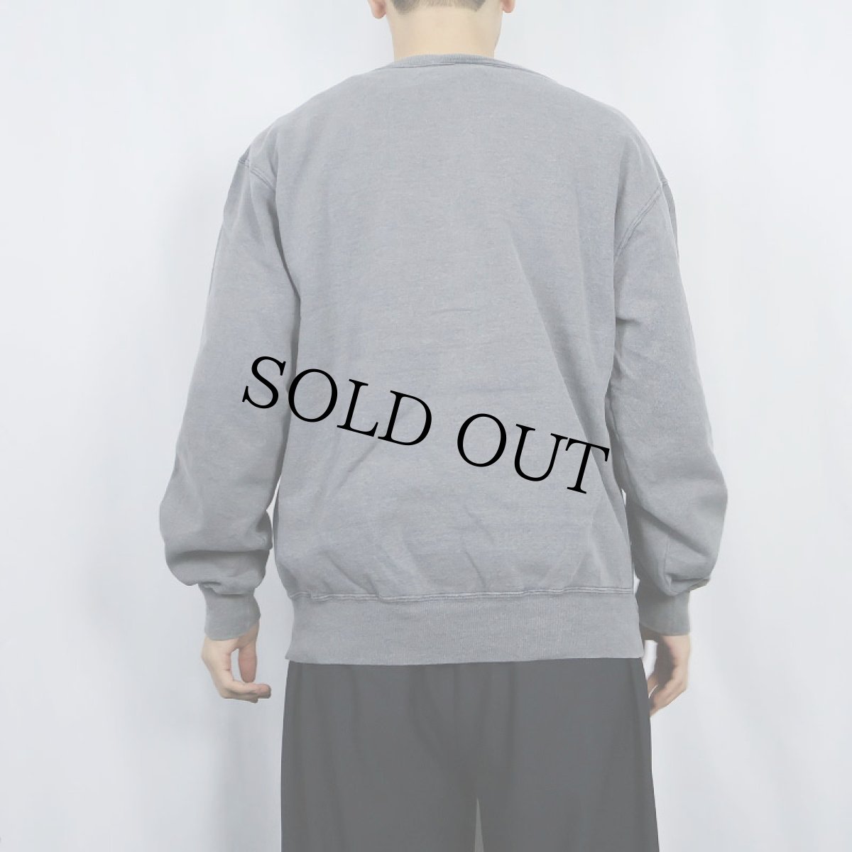 画像3: 80〜90's Champion 青刺繍タグ 後期 前Vスウェット L (3)