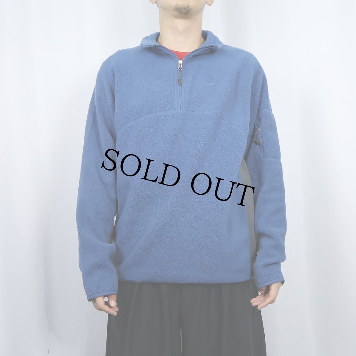 画像2: NIKE ACG ロゴ刺繍 フリース プルオーバージャケット M (2)