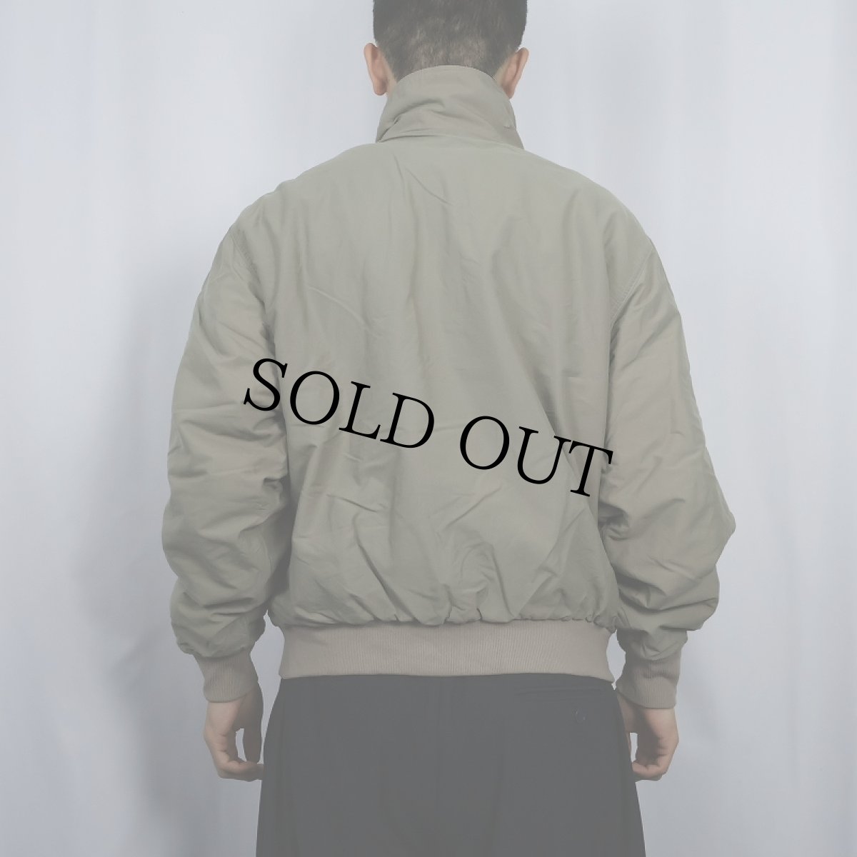 画像3: 90's Eddie Bauer 裏フリース ナイロンジップジャケット M (3)