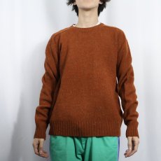 画像2: 90's CLASSICS ENGLAND製 カラーネップ混 ウールニットセーター XL (2)