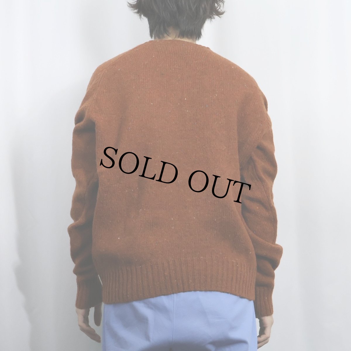 画像3: 90's CLASSICS ENGLAND製 カラーネップ混 ウールニットセーター XL (3)