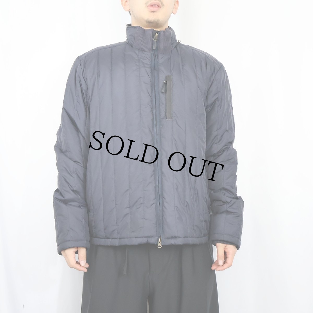 画像2: POLO Ralph Lauren 中綿入りキルティングジャケット NAVY XL (2)