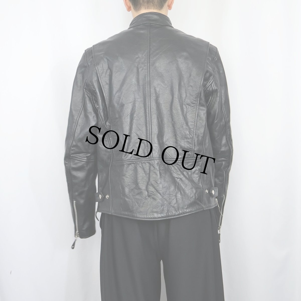 画像3: 80's〜 FMC シングルライダースジャケット M (3)