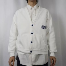 画像2: 80's JERZEES BY RUSSELL USA製 "Kentucky" プリント ラグランスウェットカーディガン L (2)