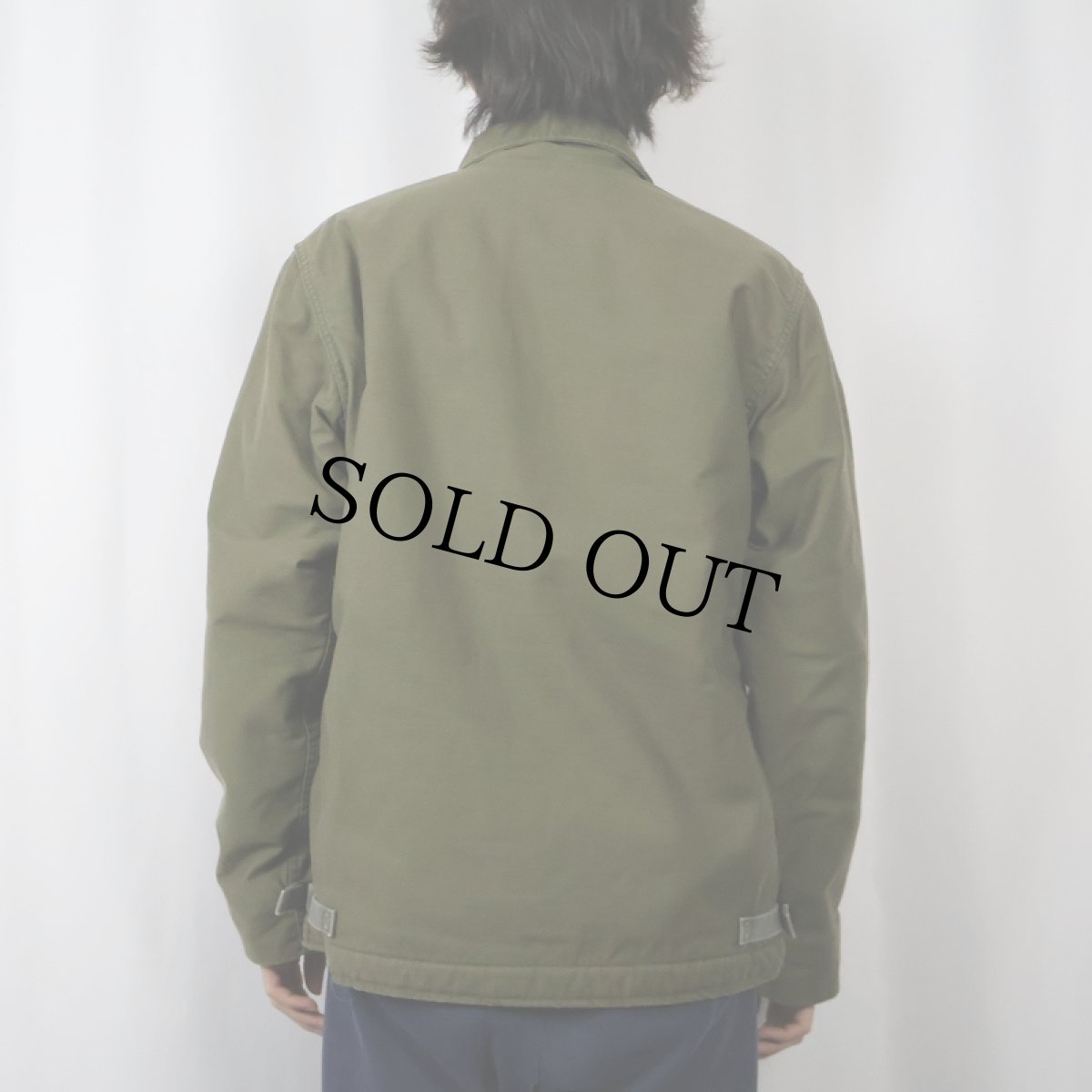 画像3: 80's U.S.NAVY A-2 デッキジャケット MEDIUM (3)