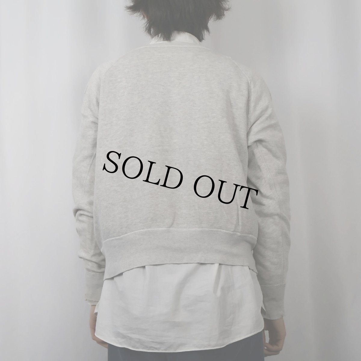 画像3: 60's MAYO SPRUCE USA製 無地ラグランスウェット L (3)