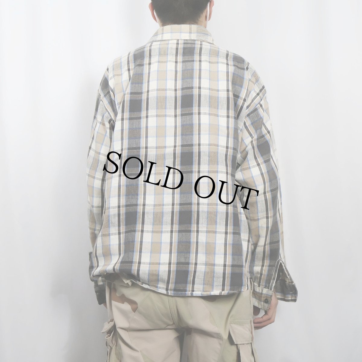 画像3: 70〜80's FIVE BROTHERS USA製 チェック柄 ヘビーネルシャツ 2XL (3)