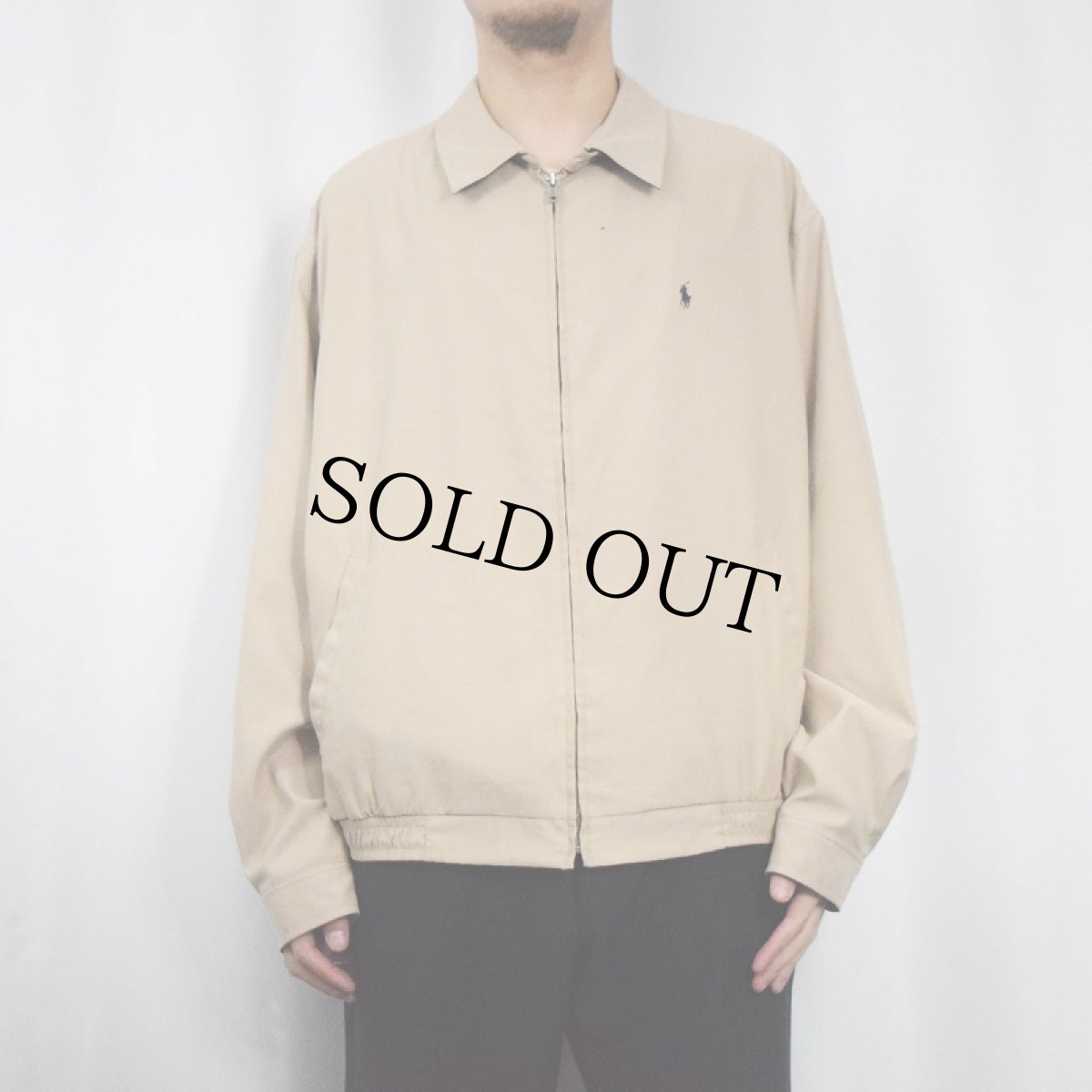 画像2: POLO Ralph Lauren ロゴ刺繍 スイングトップ XL (2)