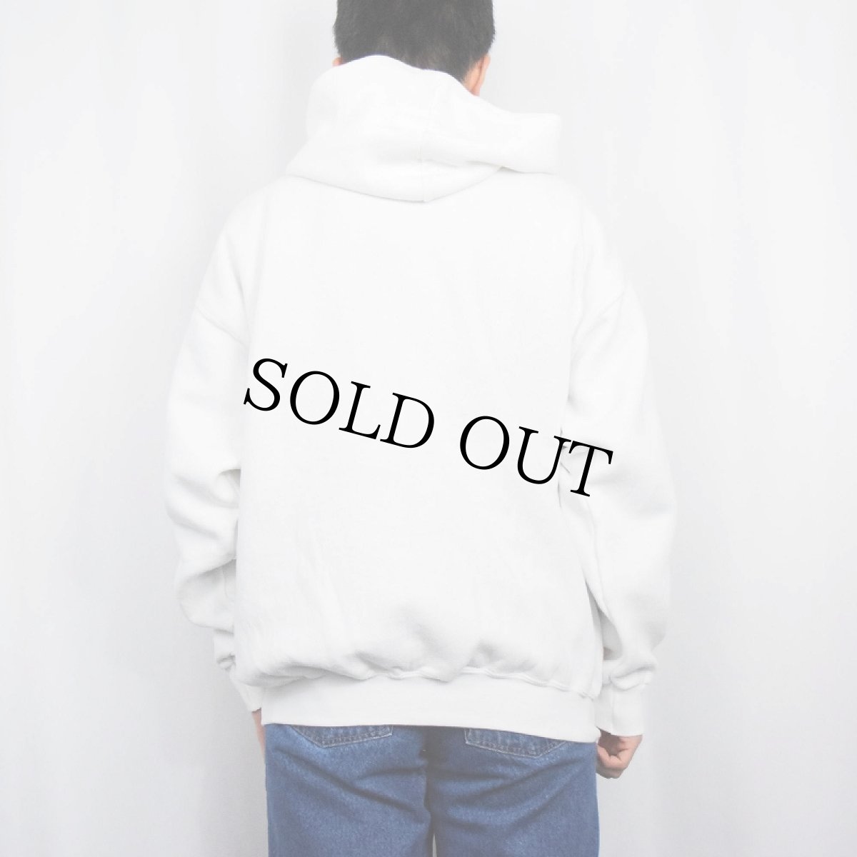 画像3: 90's DISCUS ATHLETIC 無地スウェットジップパーカー XL (3)