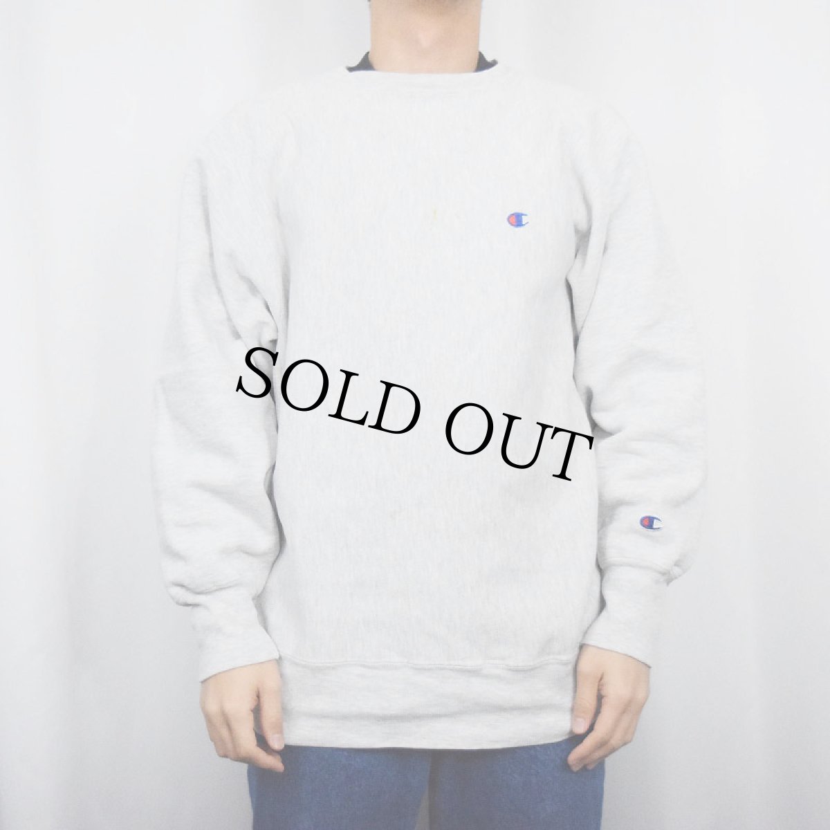 画像2: 90's Champion REVERSE WEAVE USA製 目付きスウェット XL (2)