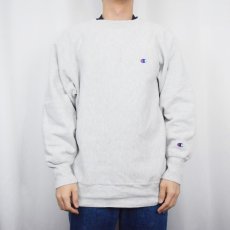 画像2: 90's Champion REVERSE WEAVE USA製 目付きスウェット XL (2)
