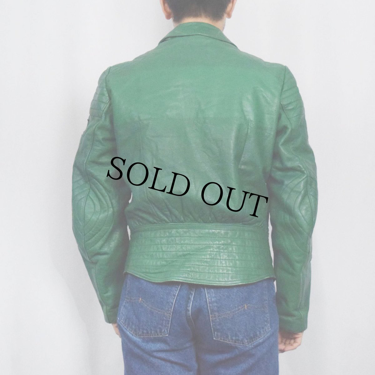 画像4: 70〜80's EURO ダブルライダースジャケット SIZE98 (4)