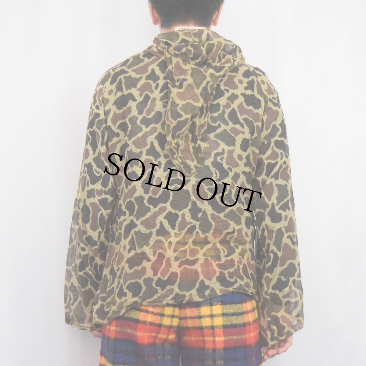 画像3: 80's RANGER USA製 ダックハンターカモ柄 メッシュパーカー M (3)