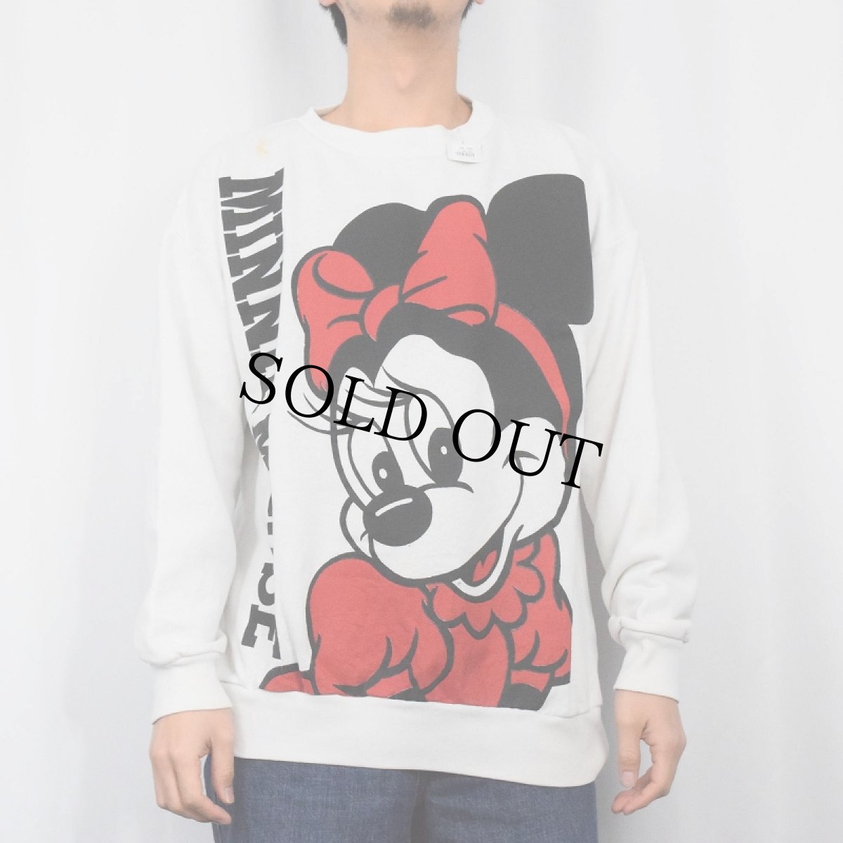 画像3: 80's Disney USA製 "MINNIE MOUSE" キャラクタープリントスウェット L (3)