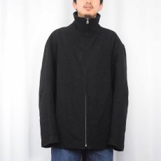 画像3: 2000's GAP ウール×ナイロン ジップジャケット BLACK XL (3)