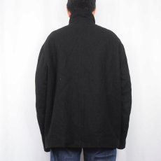 画像4: 2000's GAP ウール×ナイロン ジップジャケット BLACK XL (4)