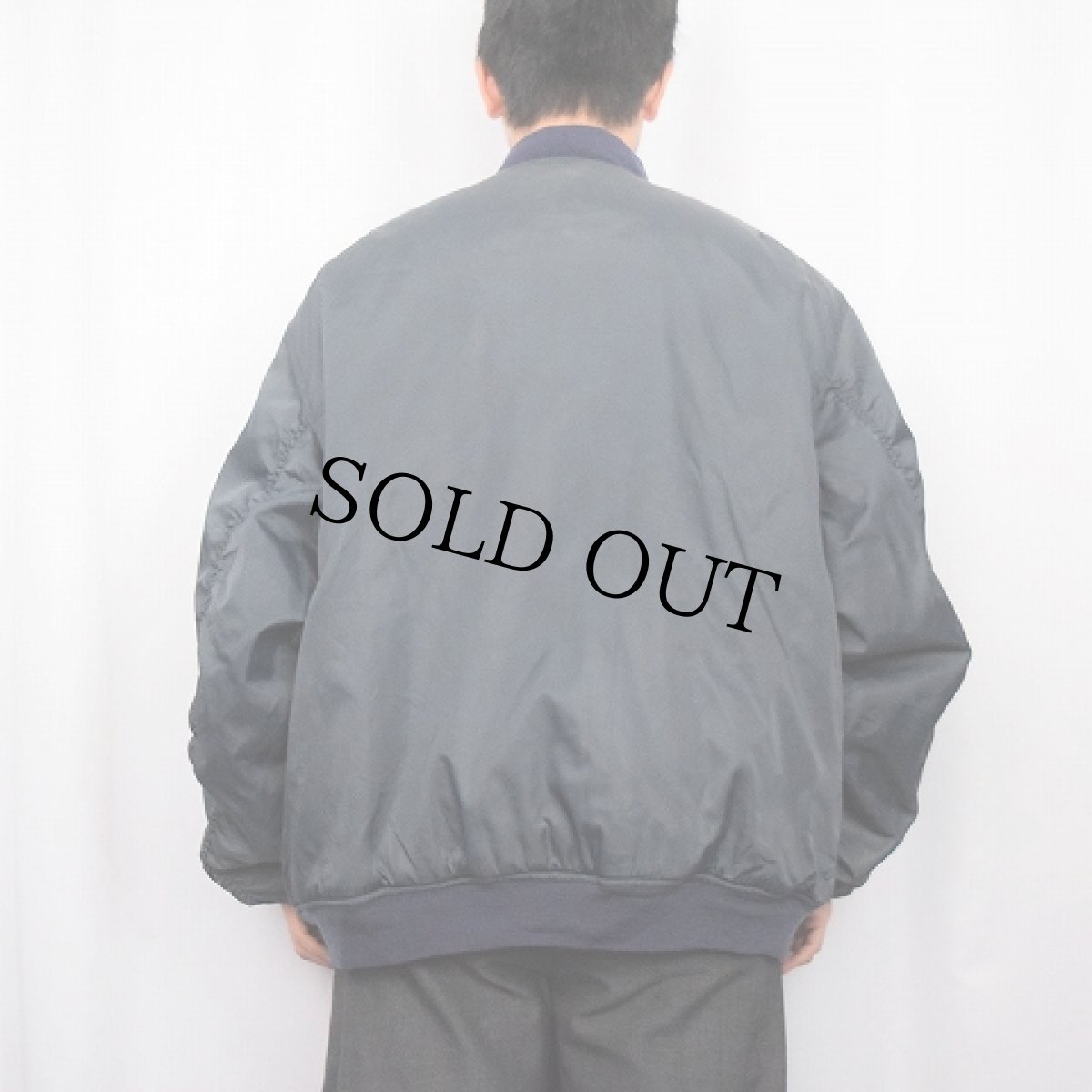 画像5: 民間品 MA-1 TYPE フライトジャケット NAVY (5)